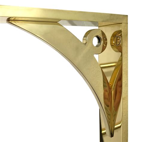 brass metal wall brackets|solid brass shelf brackets.